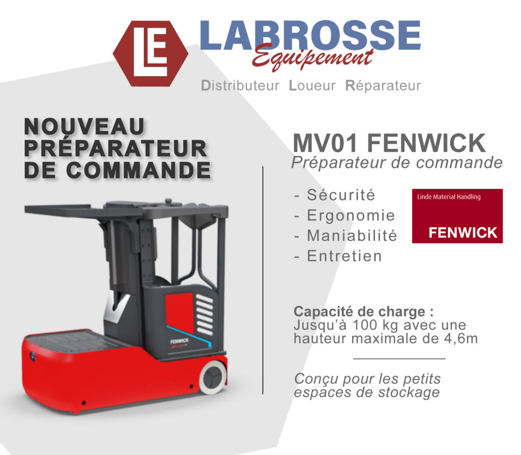 nouveau préparateur de commande Fenwick