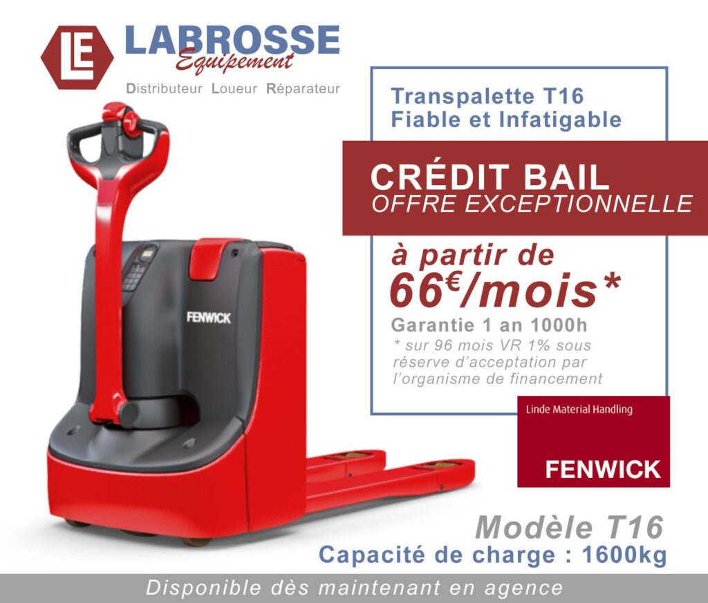 Crédit bail transpalette