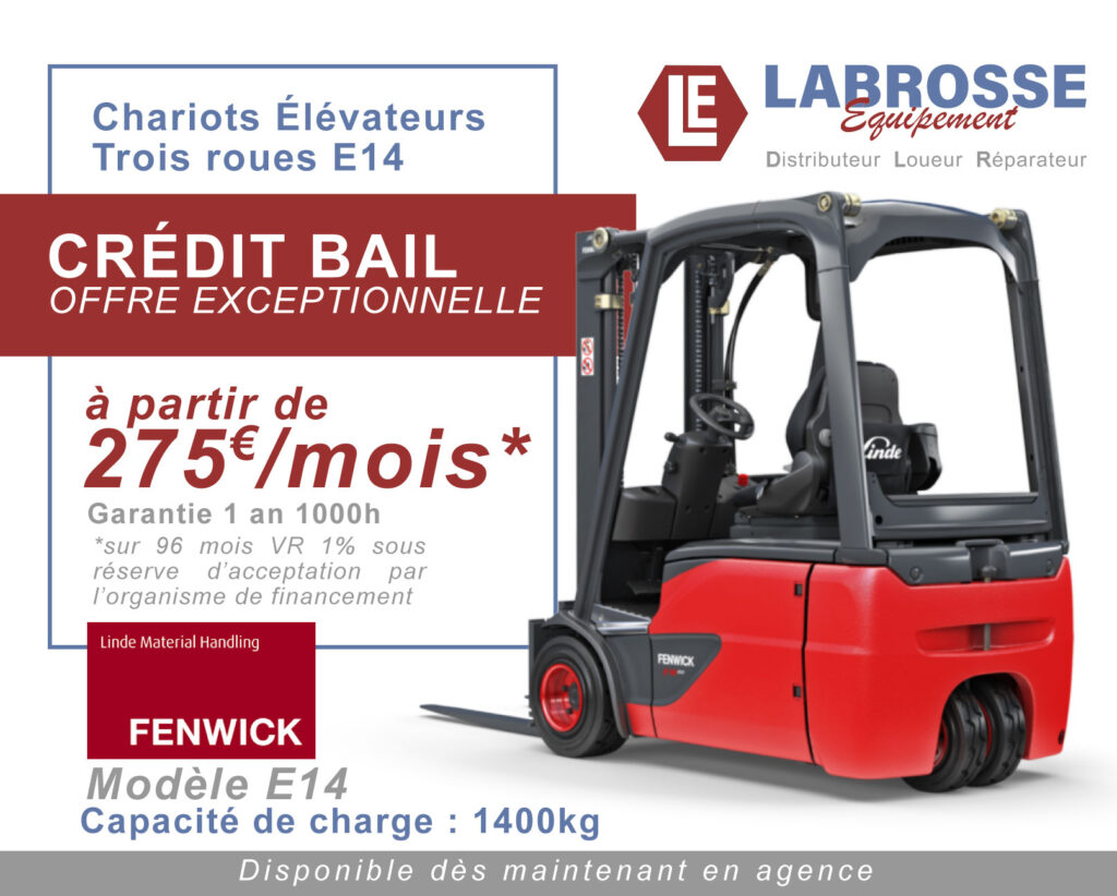 chariot Fenwick Crédit bail