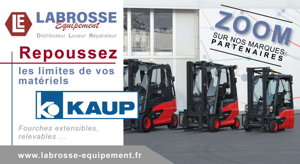 Matériel Kaup disponible chez Labrosse Équipement